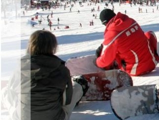  Snowboarden in den Vogesen